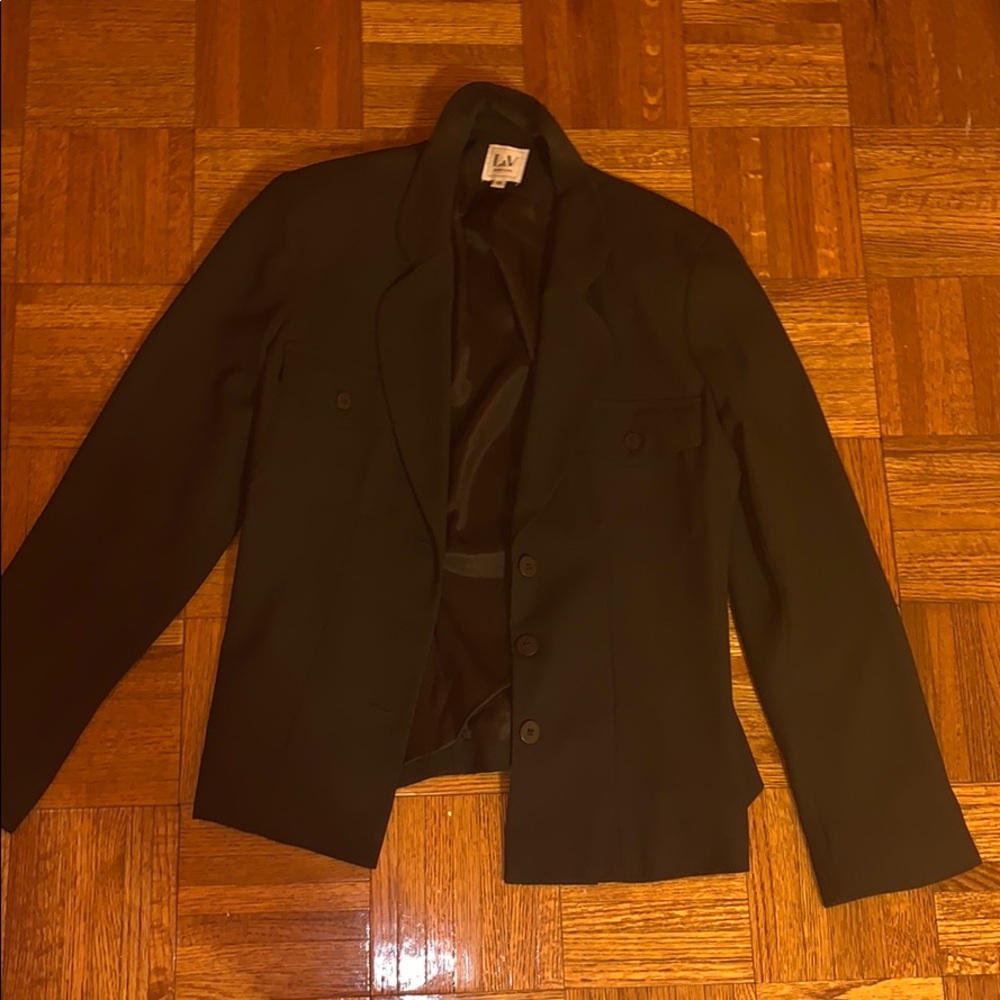 all black blazer